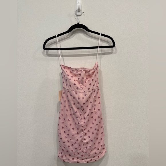 NWT Superdown Pink Strapless Bodycon Dress - Picture 6 of 6